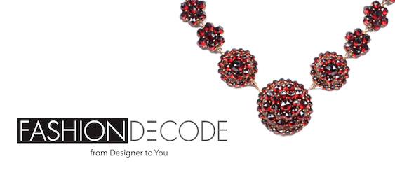   Turner and Tatler's   Bohemian Garnet Cluster Necklace  &nbsp;was recently featured on Fashion Decode.  
