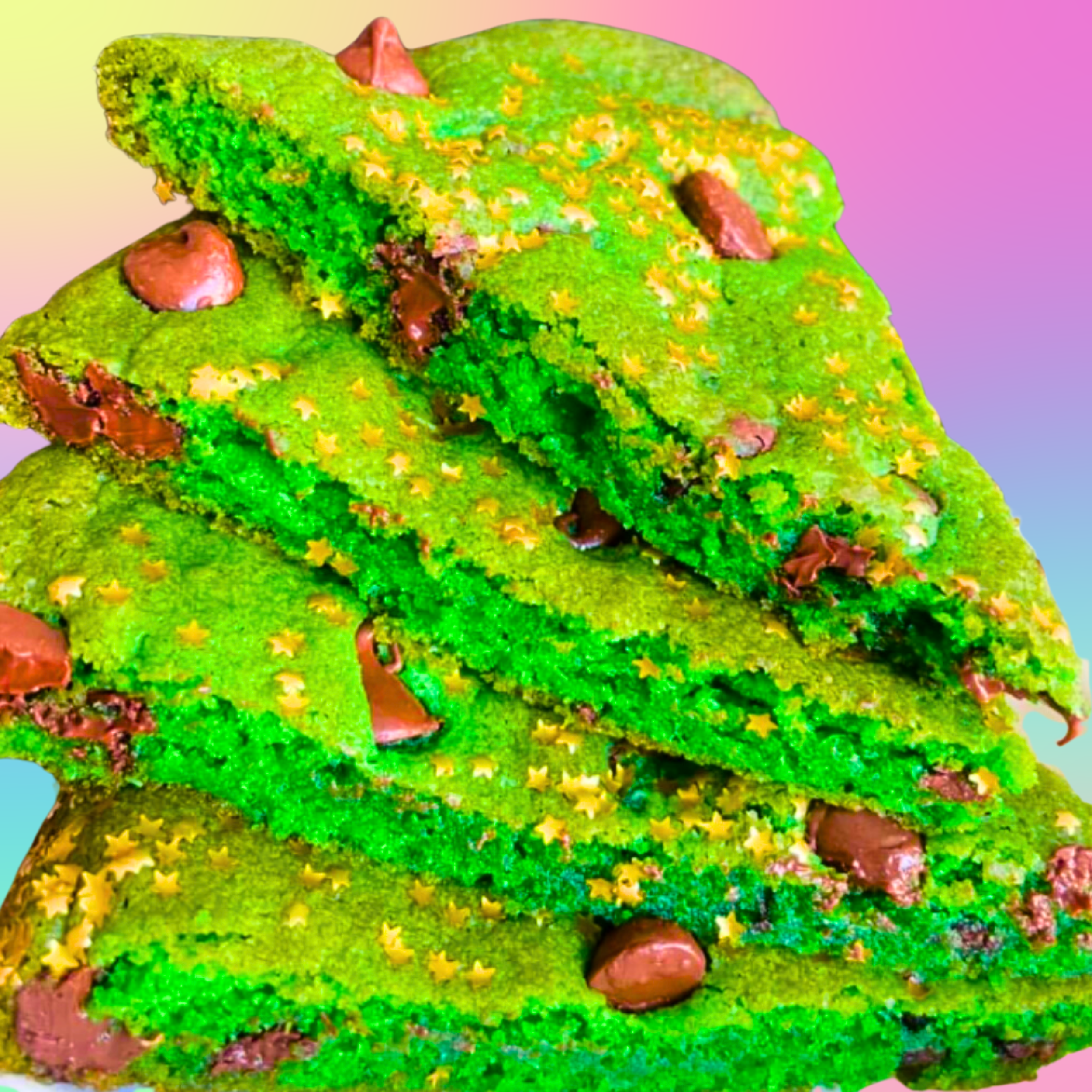 St. Patrick's Day Chocolate Chip Cookie Cake