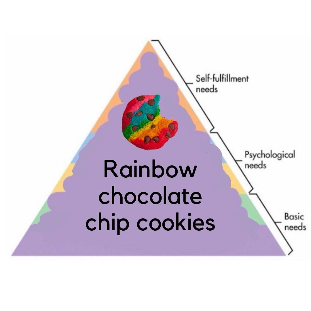 rainbow chocolate chip cookies are all you'll ever need. get them shipped straight to your door with @goldbelly !

#bakedincolor #goldbelly #meme #twitter