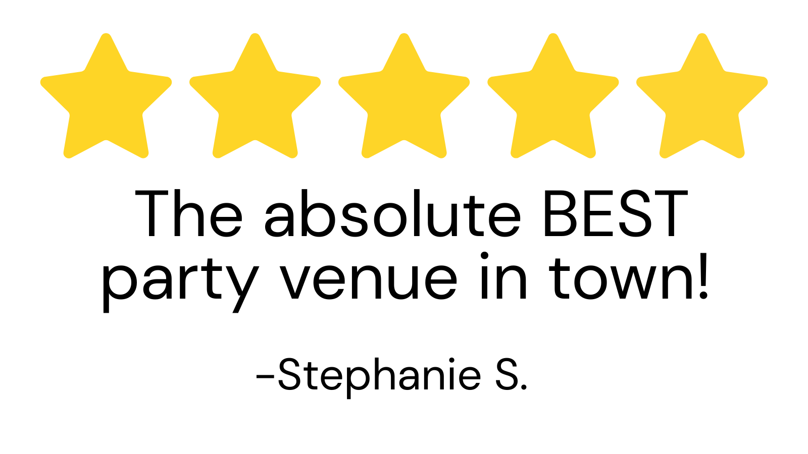 The best party venue in town