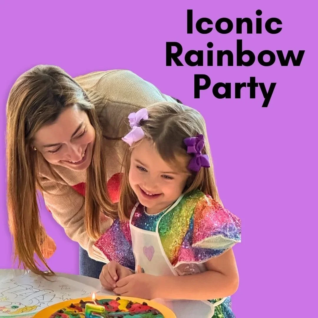 kids baking birthday party in Westchester NY decorating cookies