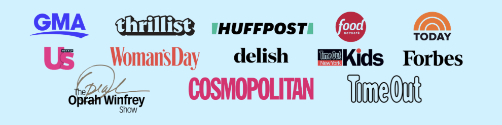 Baked in Color featured on Good Morning America, Food Network, Oprah, and more