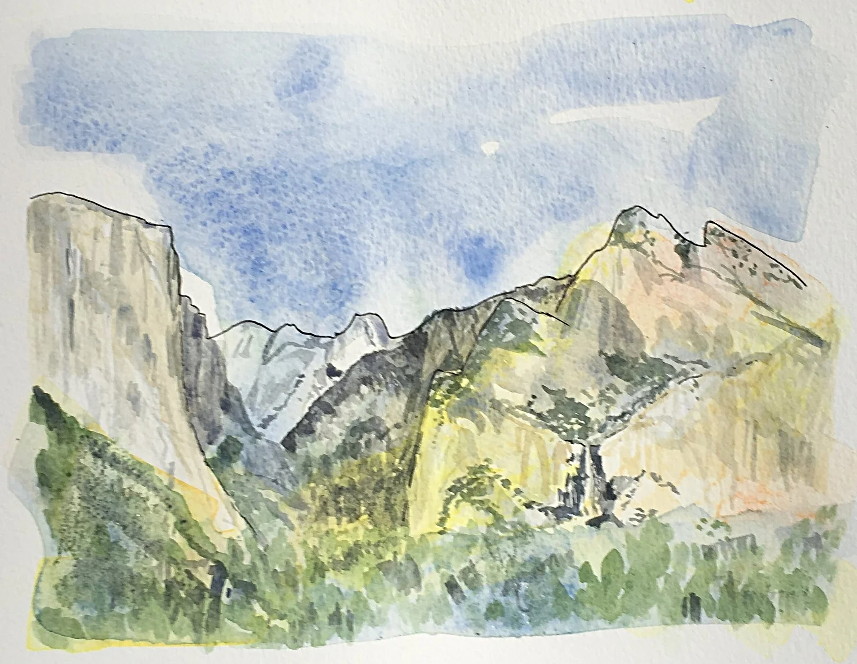 8x10 Hanging Valleys Print