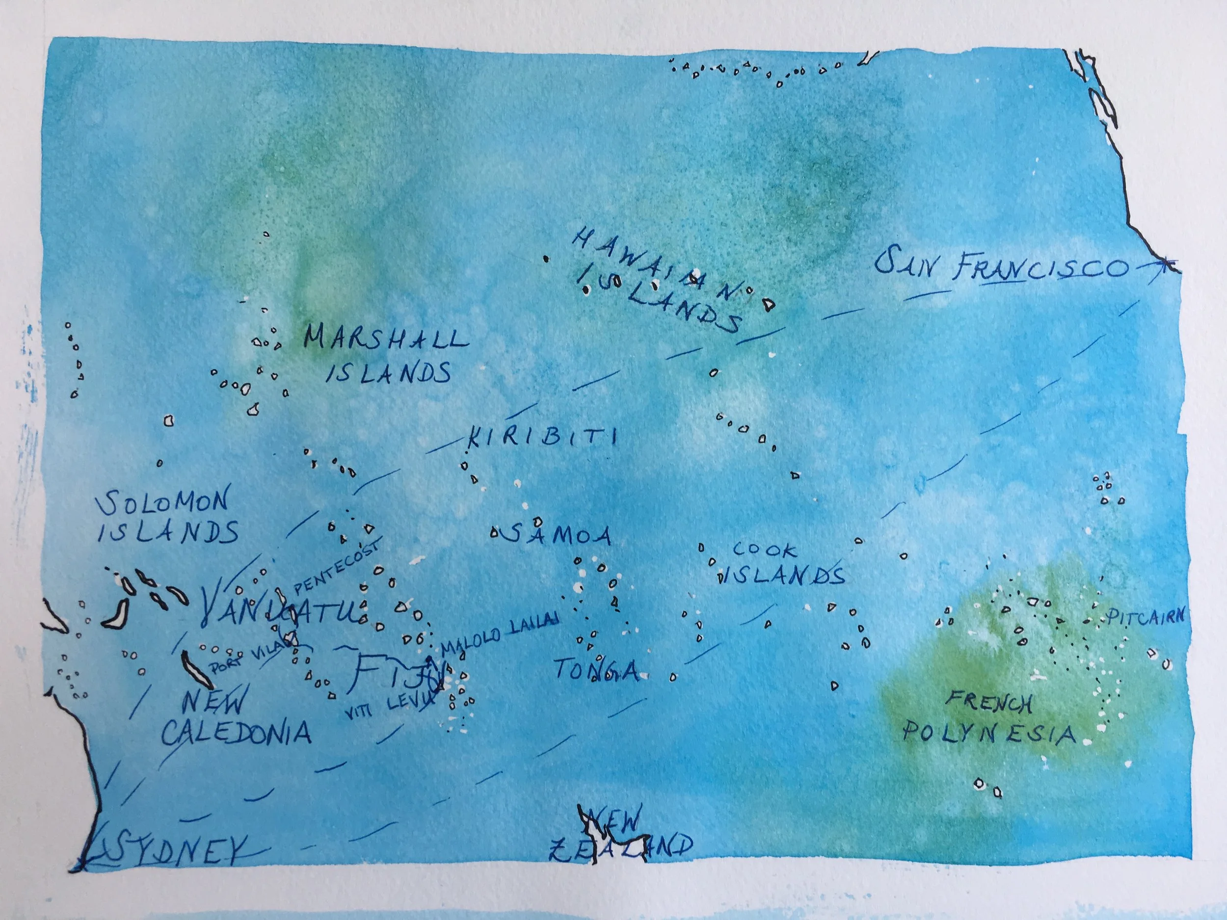 South Pacific Islands Itinerary 2017