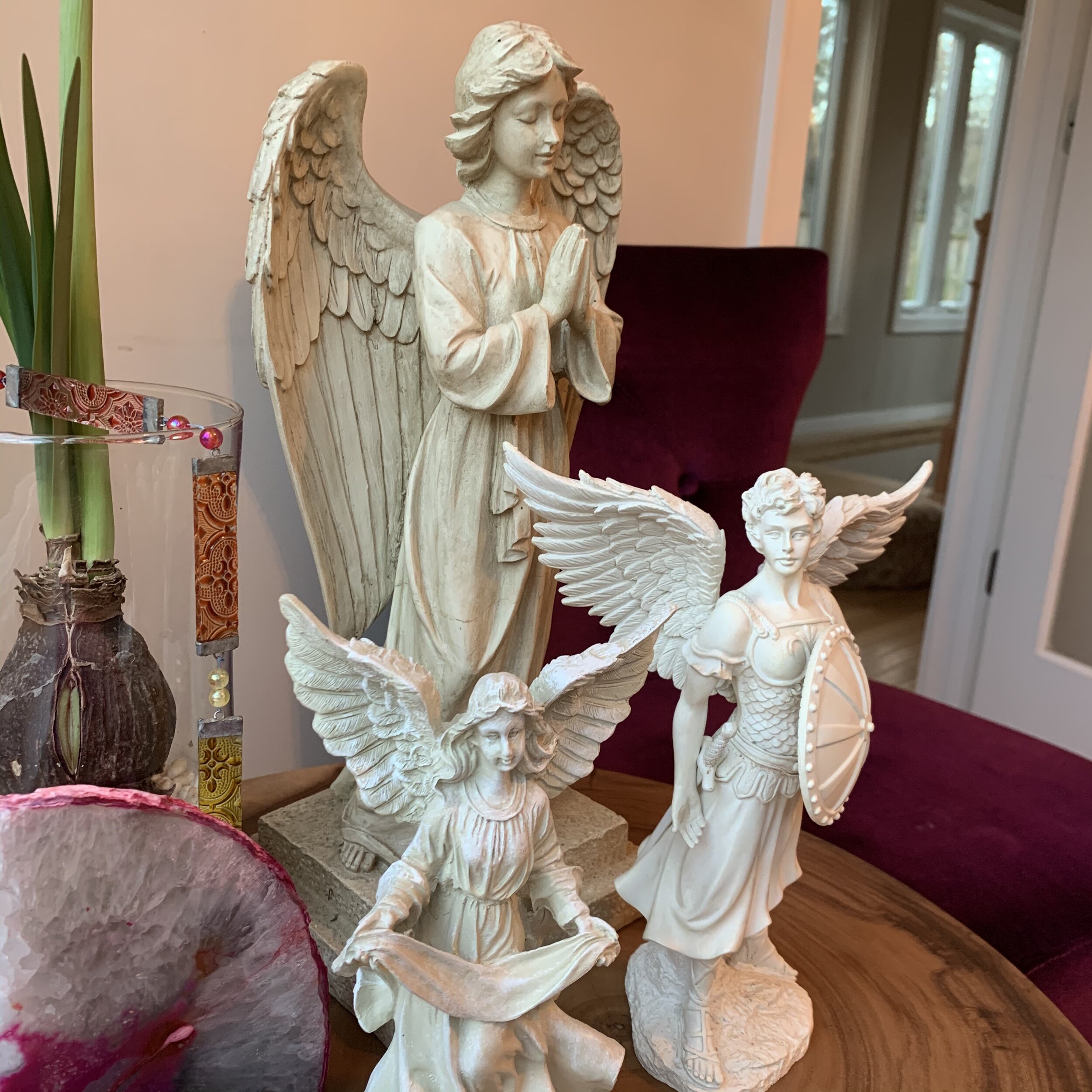Each of the three different angels hold a different message!Press play below to see what the message is for you! - AND TODAY (3/9) at 1 PM CST, IS THE ABC’S OF COMMUNICATING WITH YOUR ANGELS AND GUIDES!This interactive master class will reveal tools and techniques so that you can clearly hear see feel and know your angels.You can still sign up below!