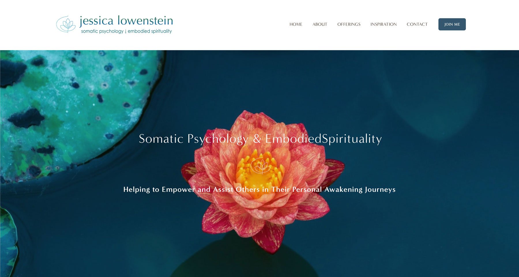 Jessica Lowenstein, Somatic Psychology & Embodied Spirituality - LMFT, Licensed Psychotherapist & Spiritual Teacher, with three decades of experience in trauma therapy, Eastern philosophy, and somatic healing practices, empowers others on their path