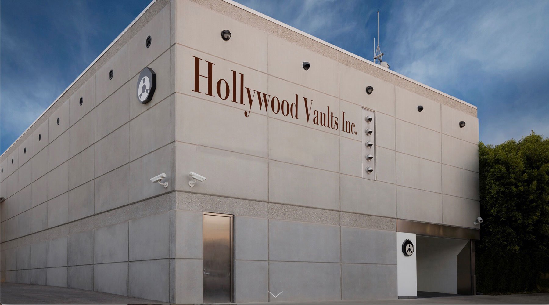 Hollywood Vaults, high-tech storage for Hollywood's vast motion-picture film, television, video, and audio industries.
