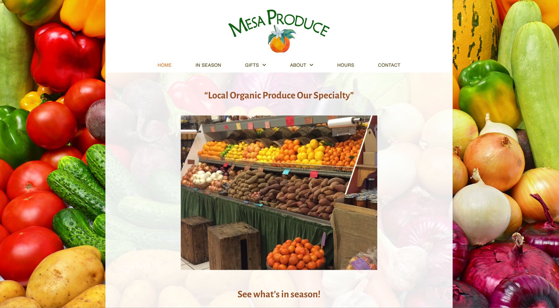 Mesa Produce, providing Santa Barbara with locally grown organic produce since 1988.