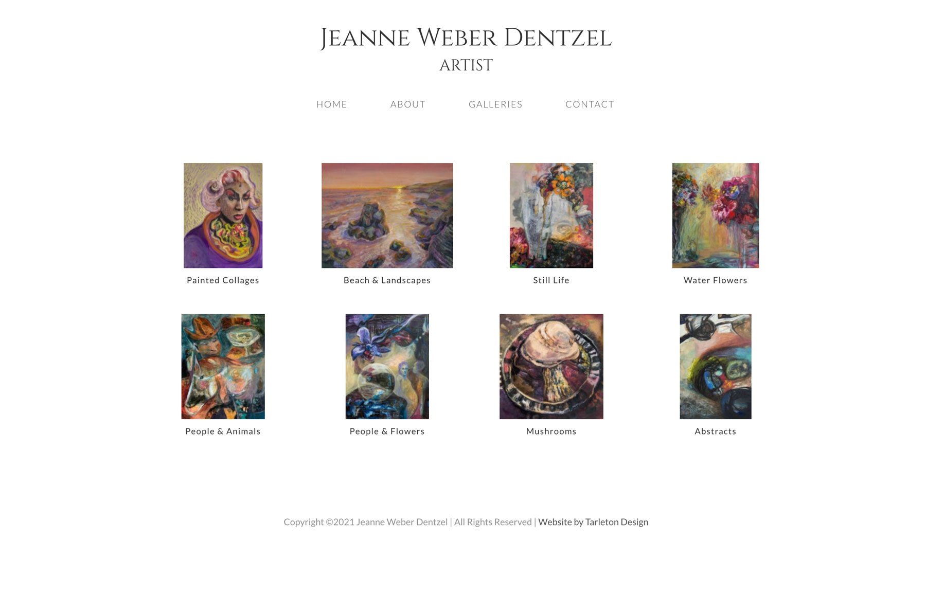 Jeanne Weber Dentzel, Artist