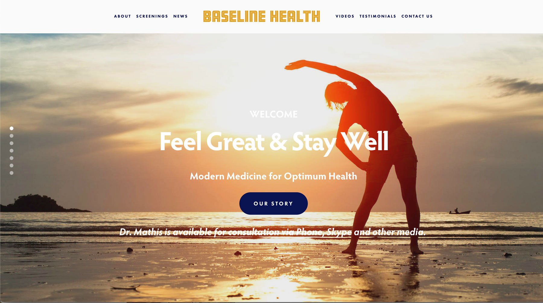 Baseline Health - A Unique Wellness Program, developed by Dr. Robert P. Mathis, MD, ABAARM, ABIHM, CNS, C.Ad, MCP,