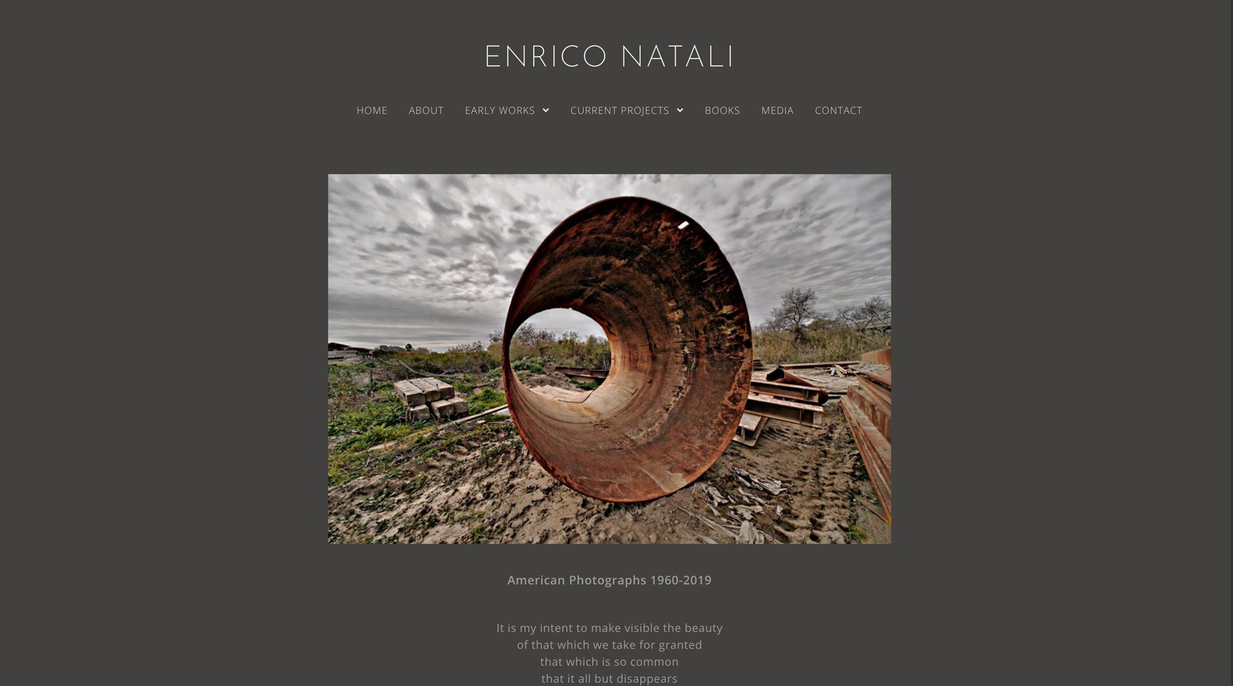 Enrico Natali, an American photographer known for his evocative portraits and urban landscapes, beginning with his early black-and-white work in the 1960s. After a long pause devoted to spiritual zen practice, he returned to photography in 2001, shi
