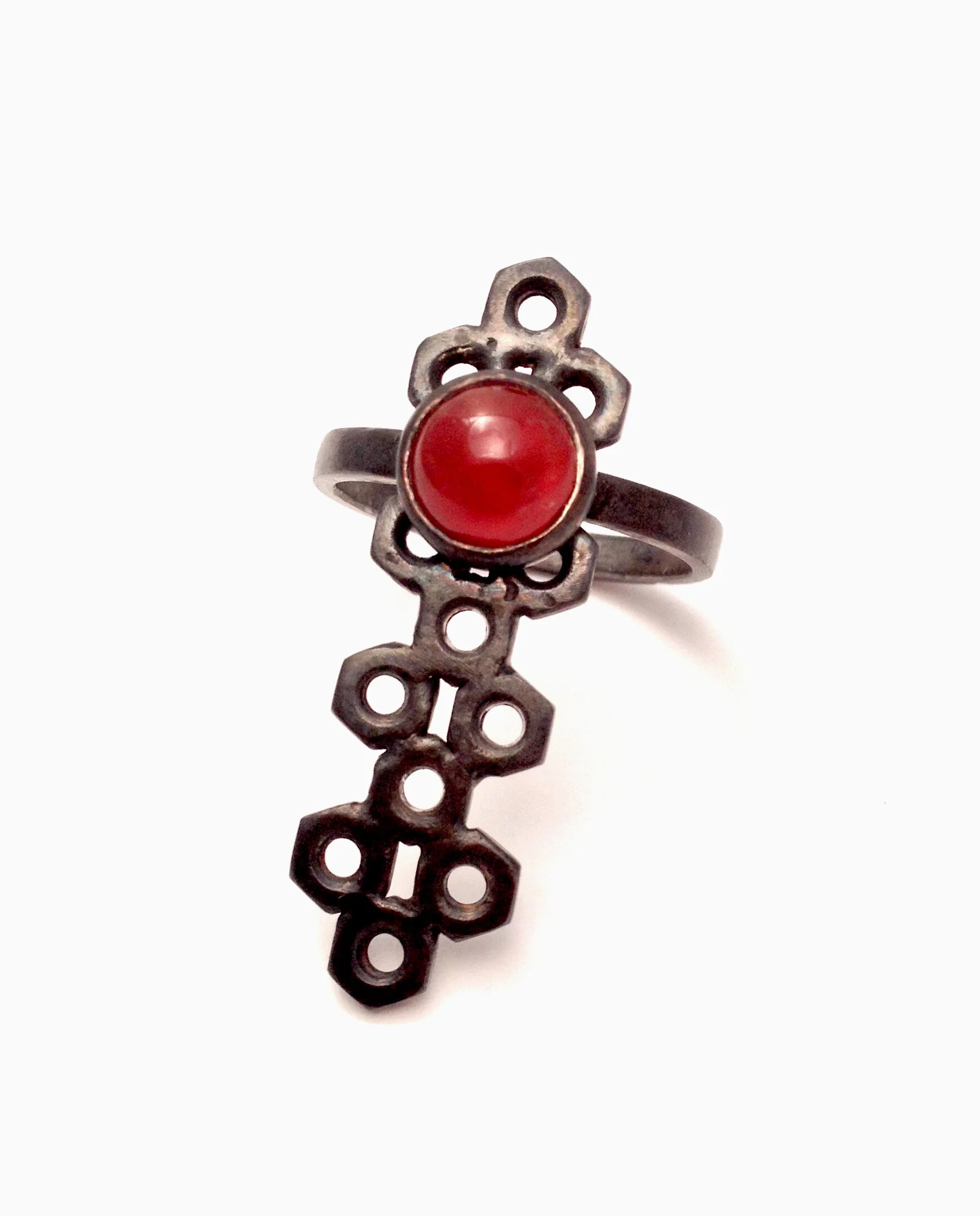 Carnelian Spear Ring