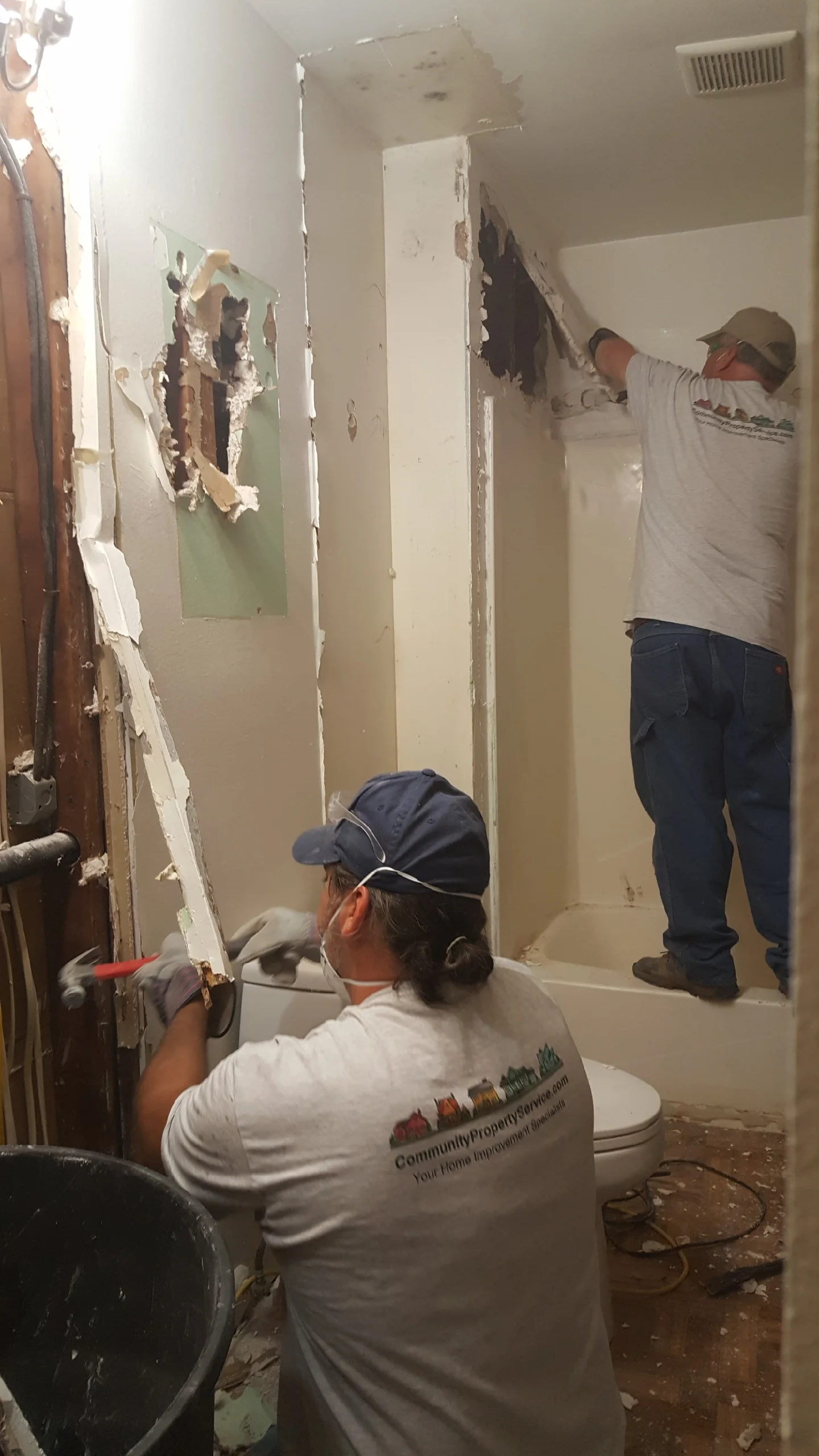 Bathroom Remodel Demo