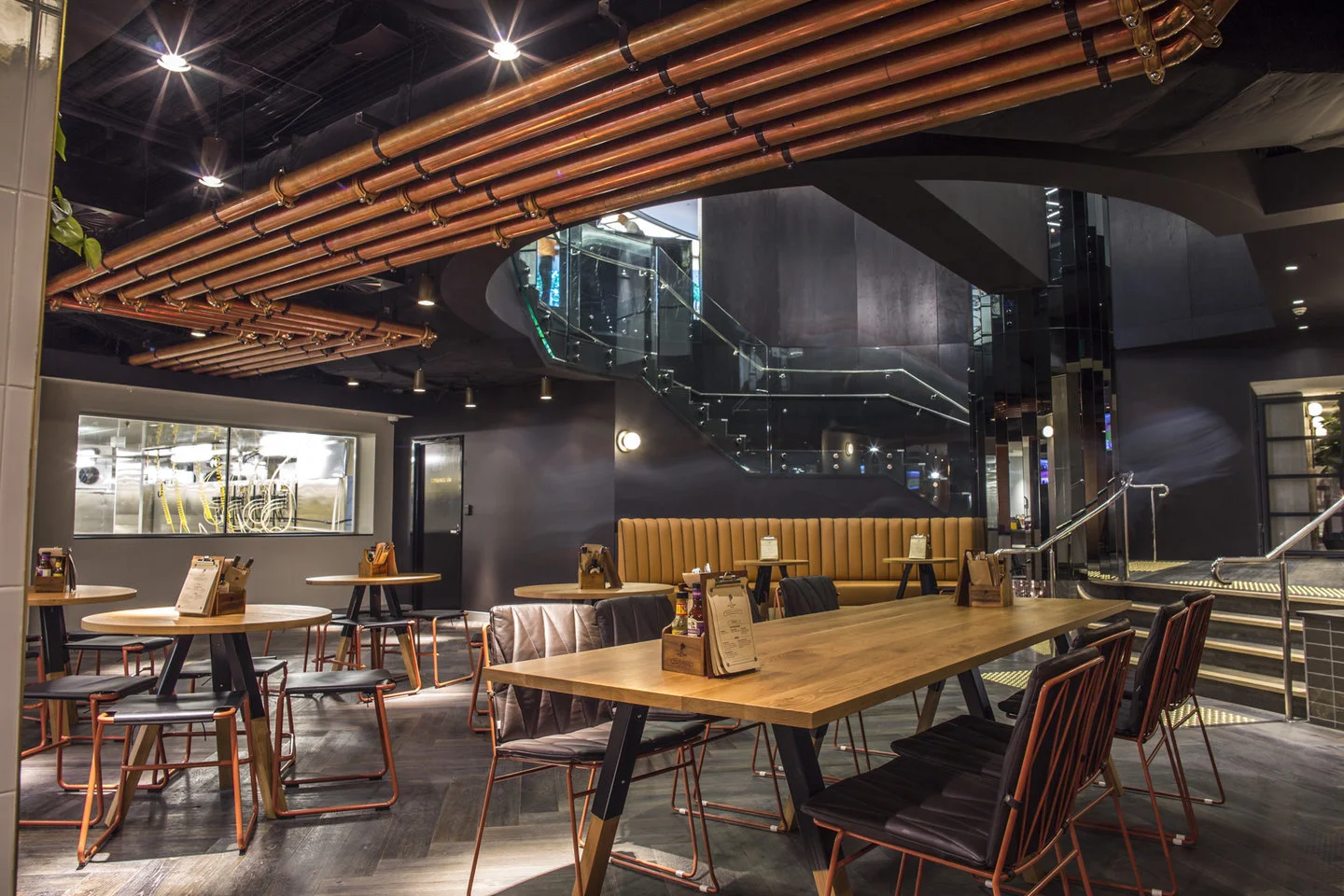 BASEMENT BREWHOUSE A casual micro-brewery concept with Bankstown Sports Club, Basement Brewhouse is an innovative brewery and eatery which brews its own beers in-house from the Smart Brew. We assisted Bankstown Sports in developing the concept which has proven extremely popular. www.bankstownsports.com/brewhouse 