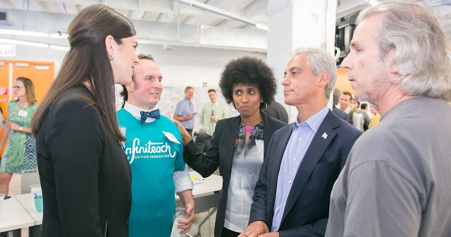 ChicagoInno 8/13/2015 The Graide Network was selected the winner of the pitchfest through an audience vote. The companies were selected through open applications and were selected because they “could have the most impact on education, on students, on helping to advance teaching in and out of the classroom,” said Lockett.