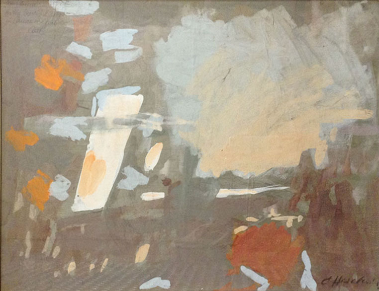 Untitled. 1961. Mixed media on paper.