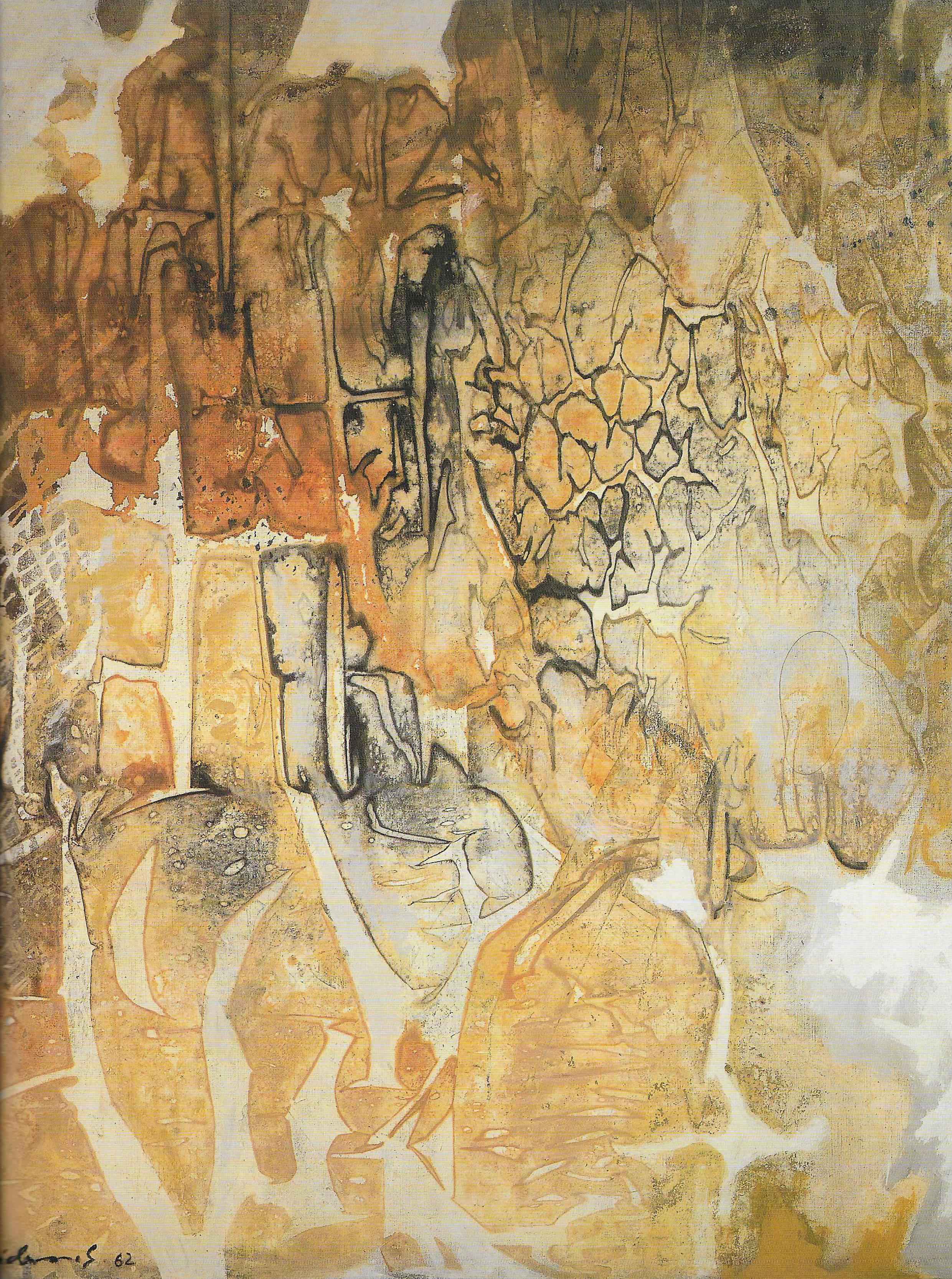 Heraldik. 1962. Oil.