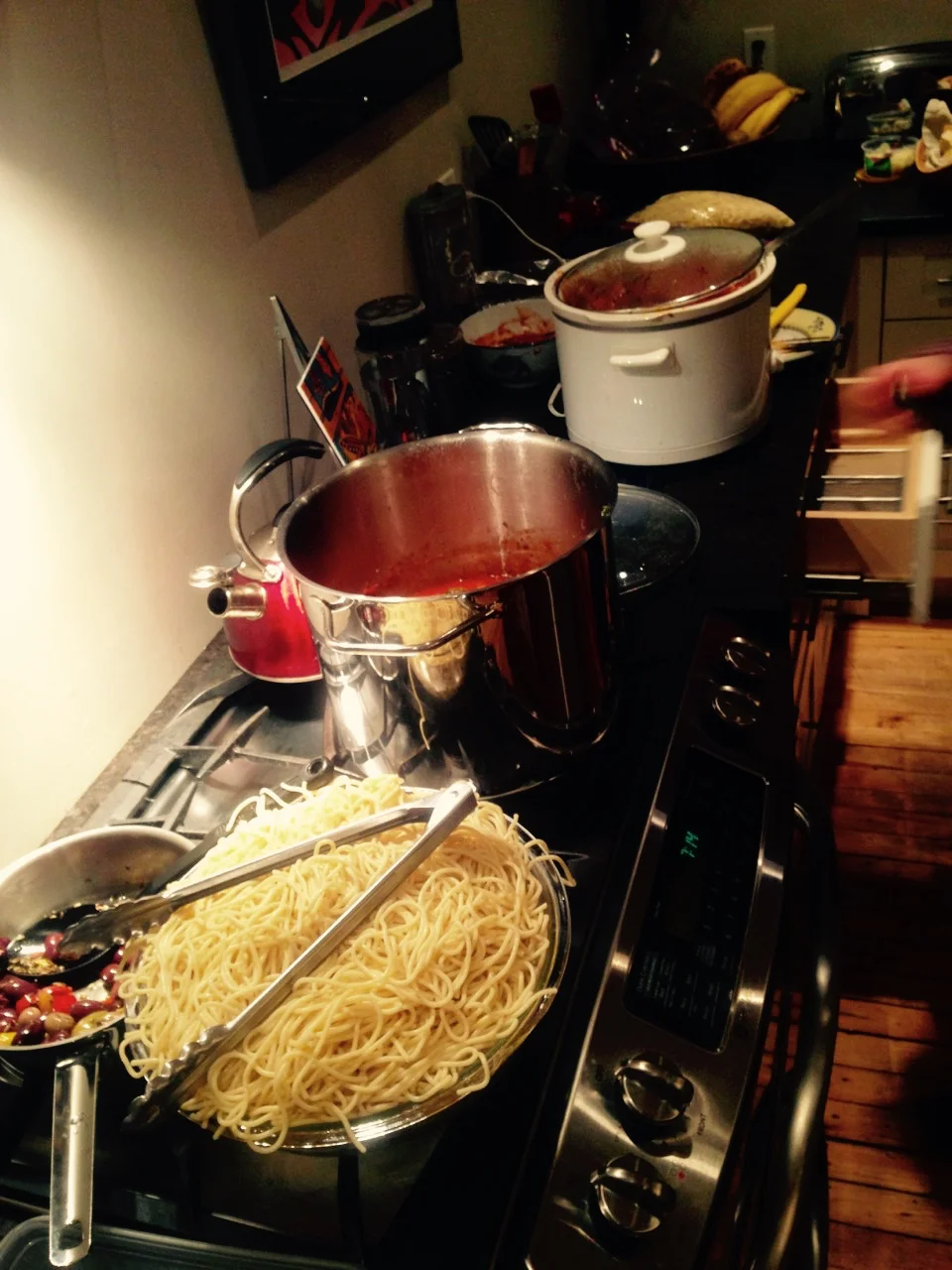 The results of our saucy concoction...