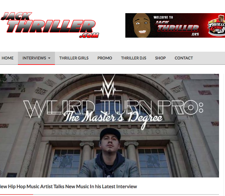 I love my supporters and like most independent artist my inspiration and lively hood stems from the connection with my fans. I wanted to offer my fans something special for purchasing my album, so my team and I came up with a Limited... Read the full Interview here: http://jackthriller.com/new-hip-hop-music-artist-talks-new-music-latest-interview/