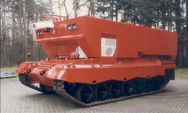 Leopard 1 Jumbo 20 Tonne Tank, built by Texoga Corp in the US (Image via Rusados)