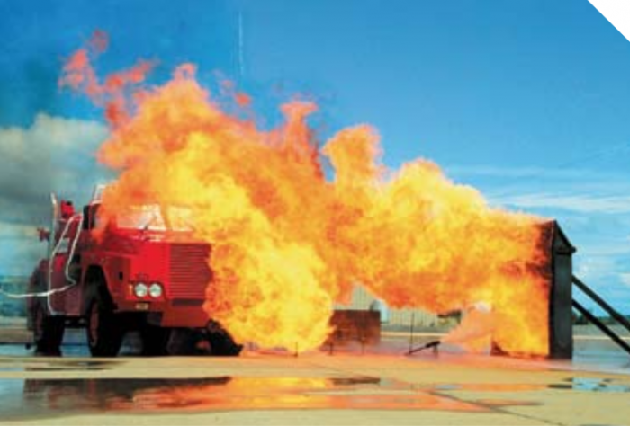 The Fireking undergoing CSIRO ‘Burnover Test’