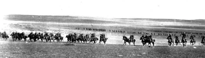 The charge of the 4th Australian Light Horse – Battle of Beersheba, October, 1917. Image courtesy of http://www.rfd.org.au/site/beersheba.asp