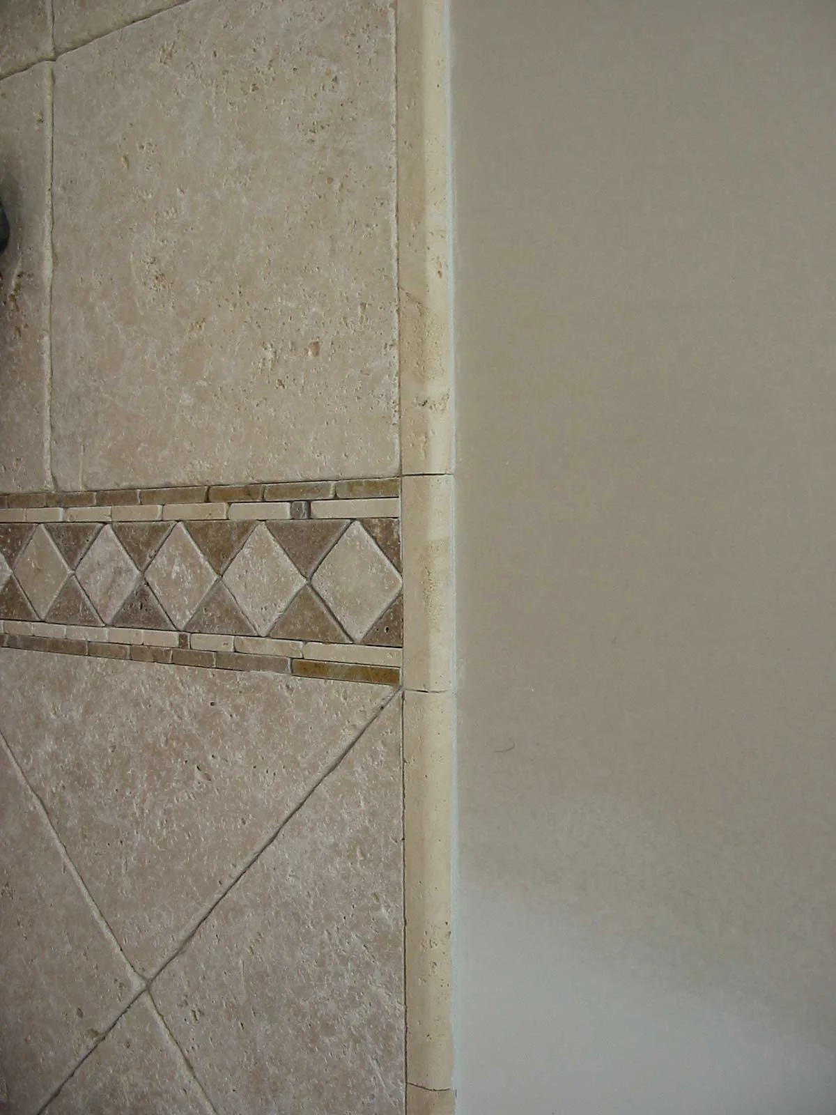 travertine tile details