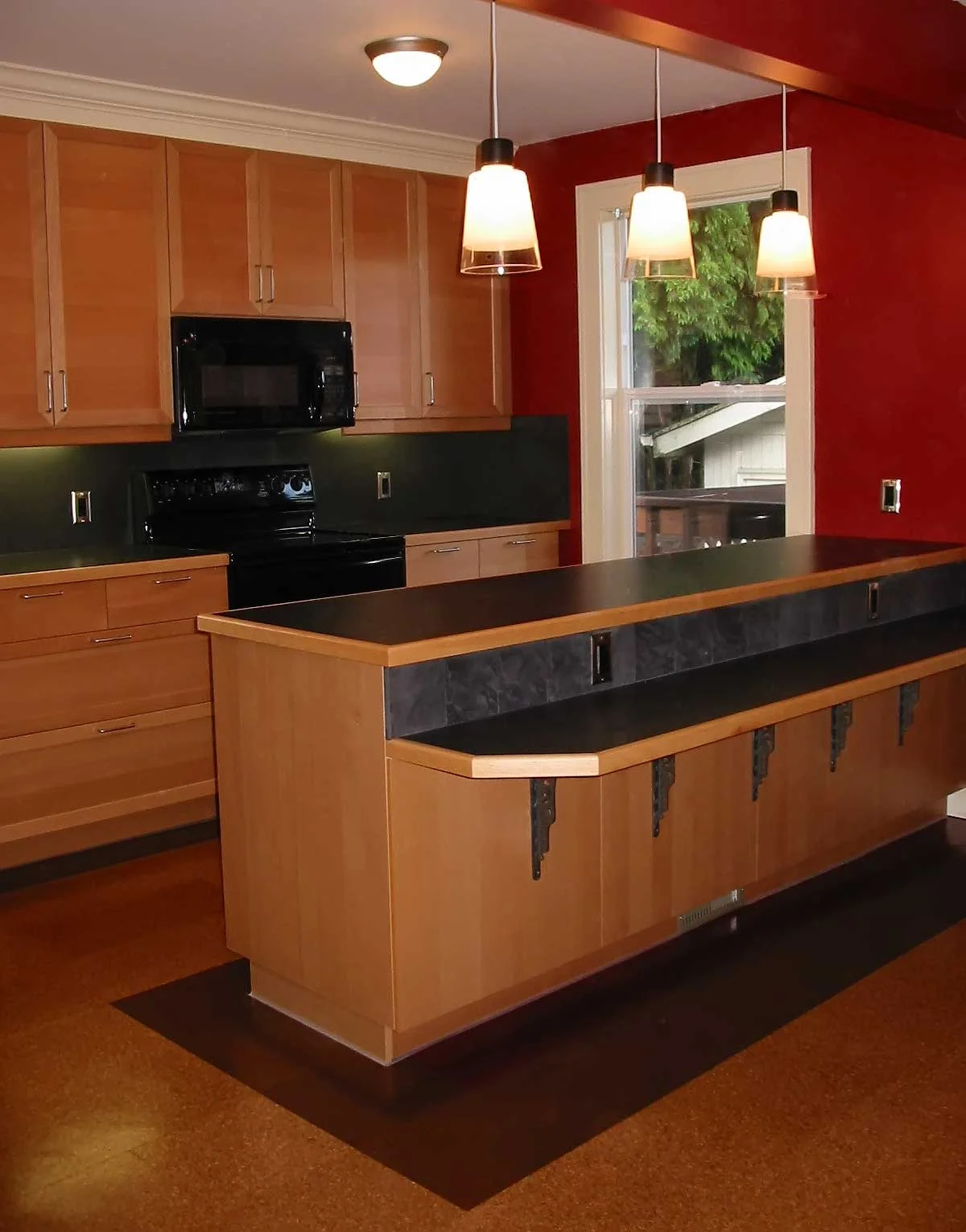 A kitchen makeover with cork flooring