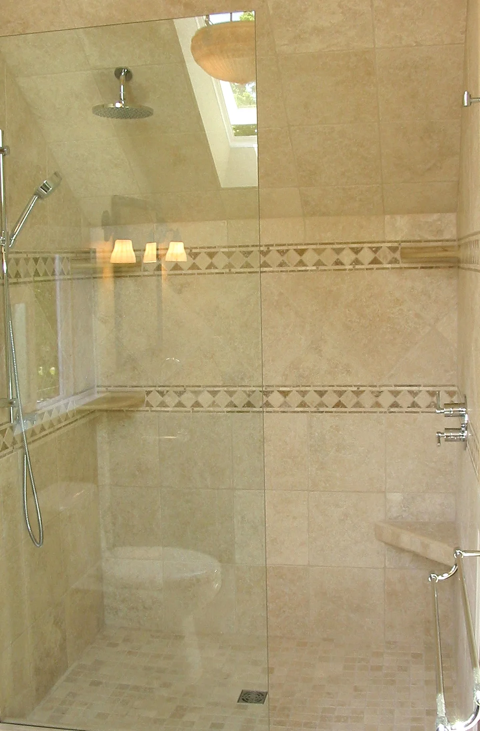 dream travertine master bath