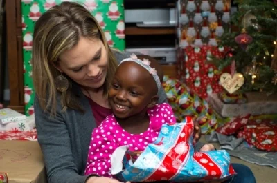  A beautiful picture of God's love for us, adoption.