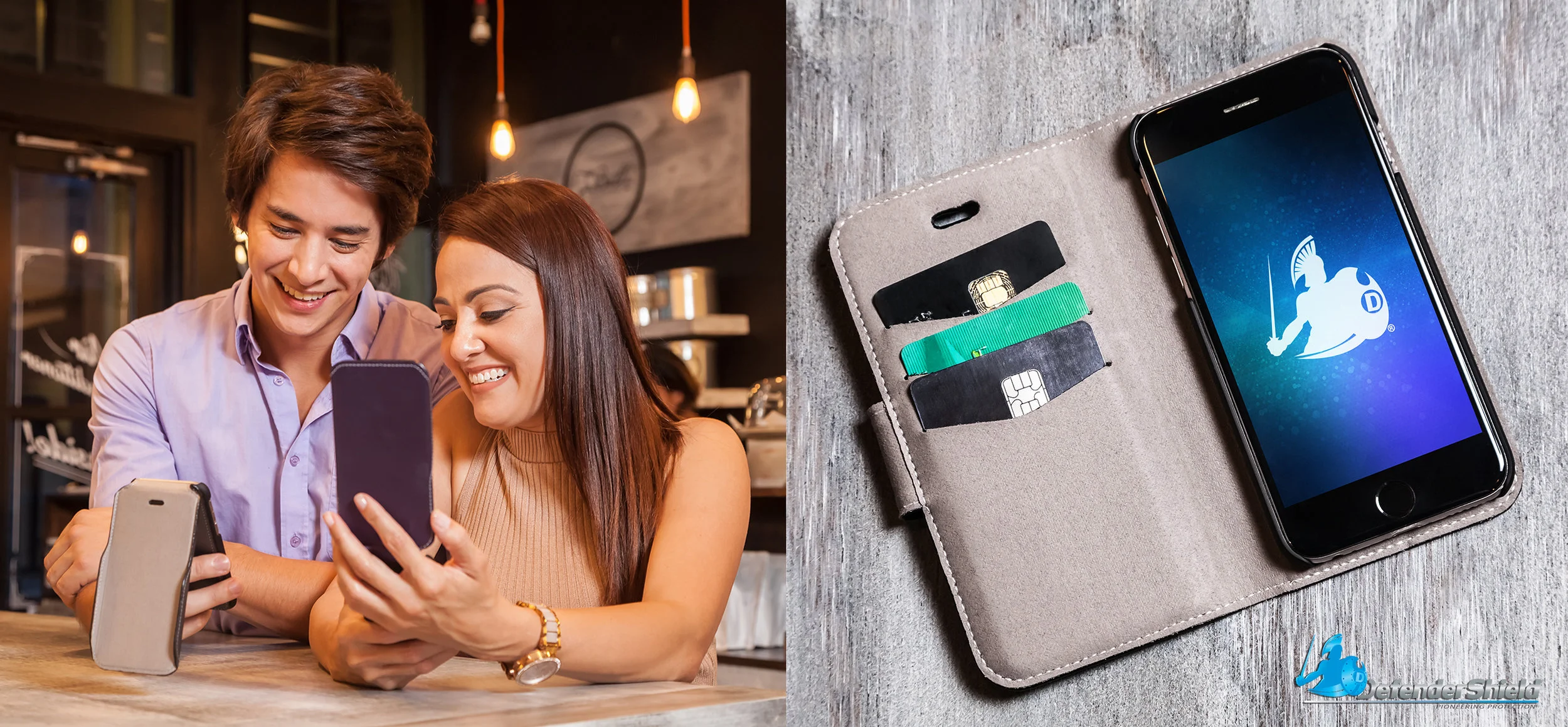 Social Media Promotional Images for DefenderShield ® , and anti-radiation cell phone case. Now available in multiple colors. Visit www.defendershield.com