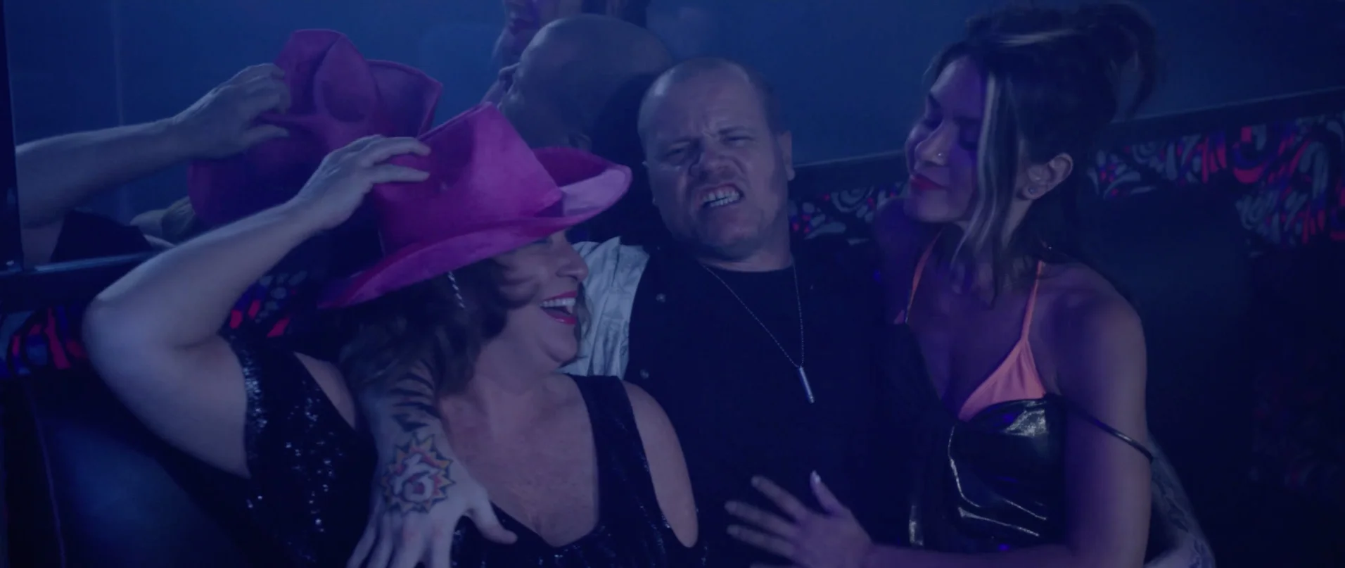 James Knowlton as the villanous Larson.