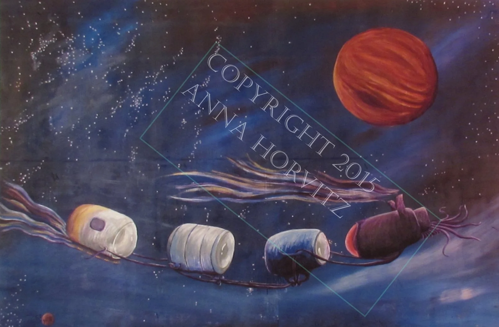 "Train to Jupiter" Created for the 2016 Zindu Album of the same name.