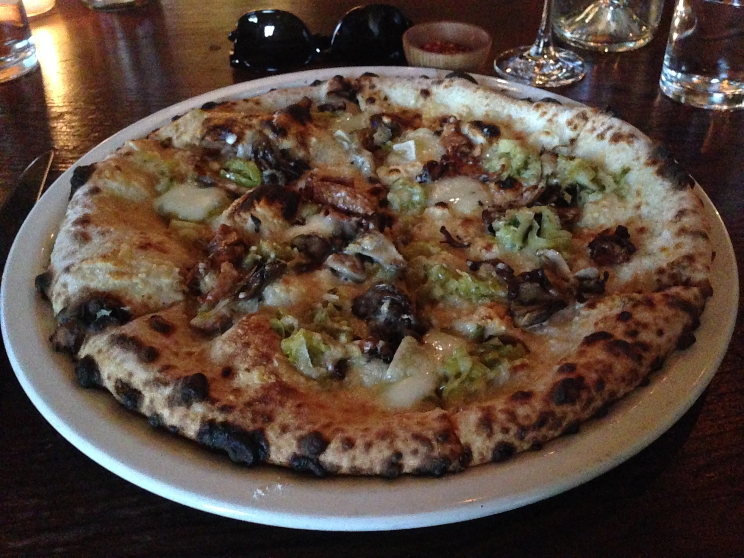 Mushroom and leeks from Flour + Water