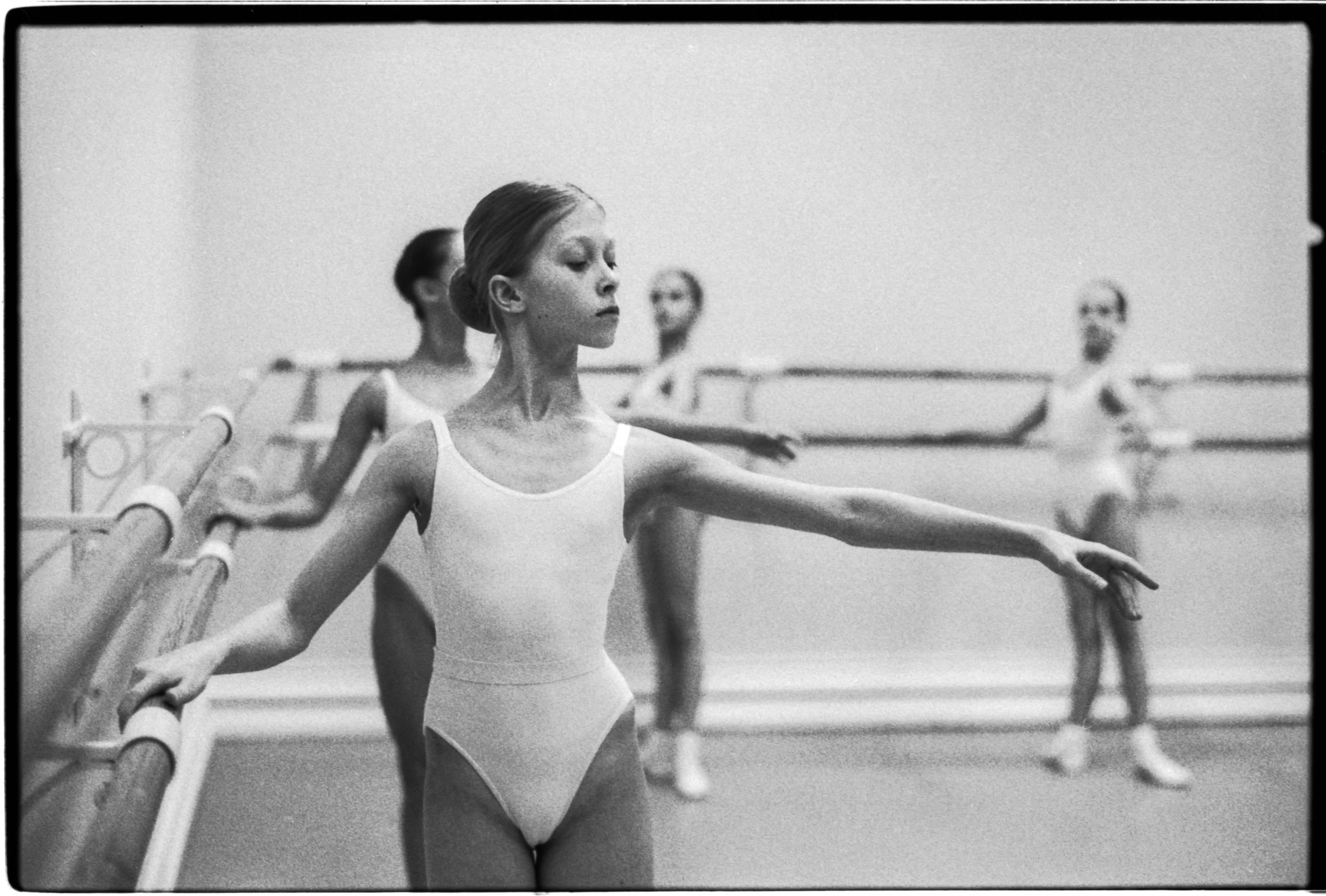 Perfecting the arm positions.