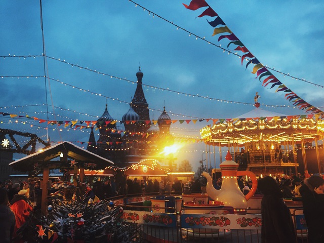 Christmas Market in the Red Square