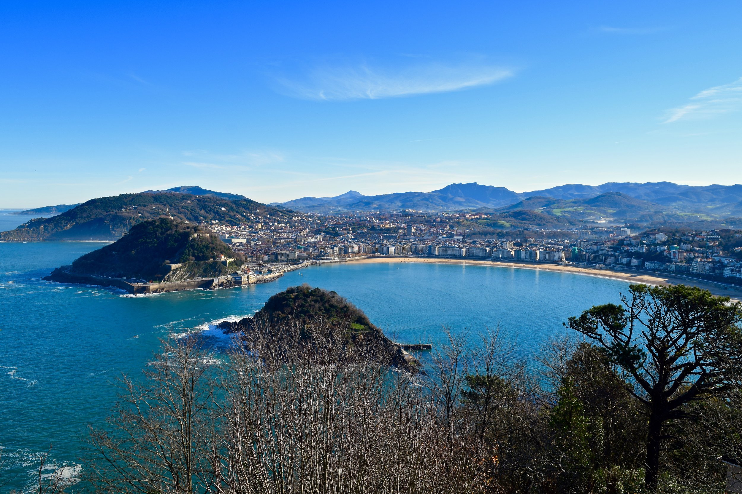View of San Sebastián from Mount Igueldo