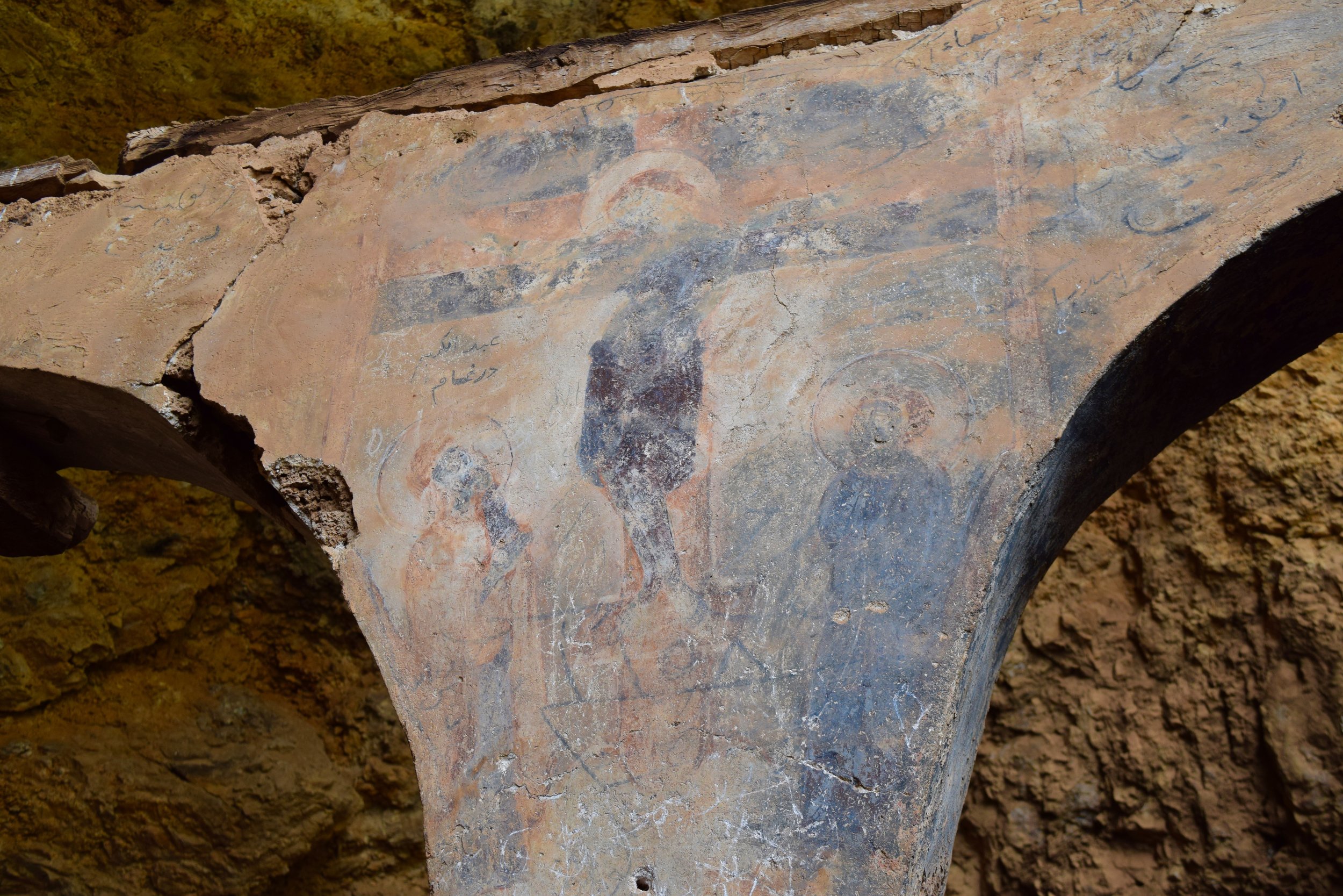 Pintura de Jesús en la cruz