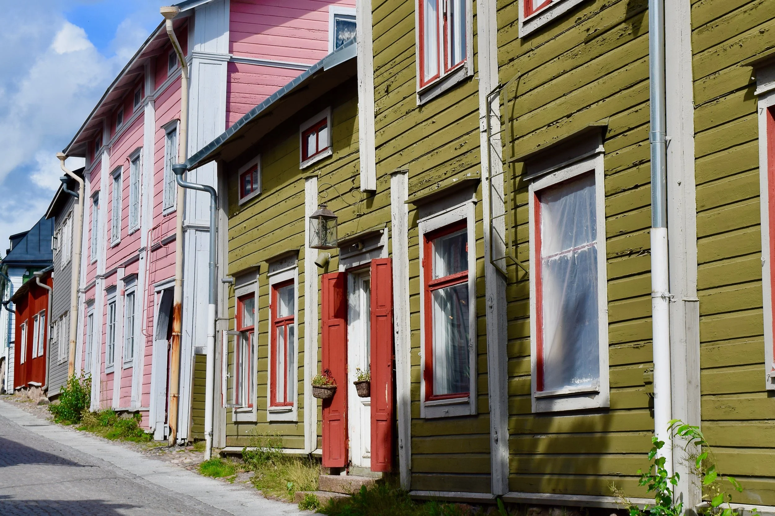 Traditional wooden houses