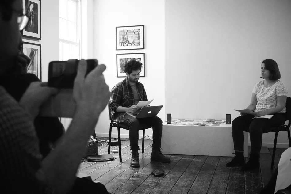 Rowan Evans & Leire Barrera, diisonance, Bank Street Arts