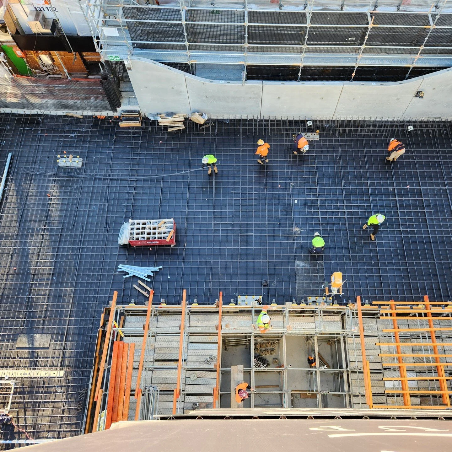 Marella // Broadbeach
.
The lights and exit signs have been finished on B2 and the team is currently laying the conduit onto the first floors.
.
A safe site is paramount. We ensure that temporary boards, lights, exits and power points meet AS3012 and