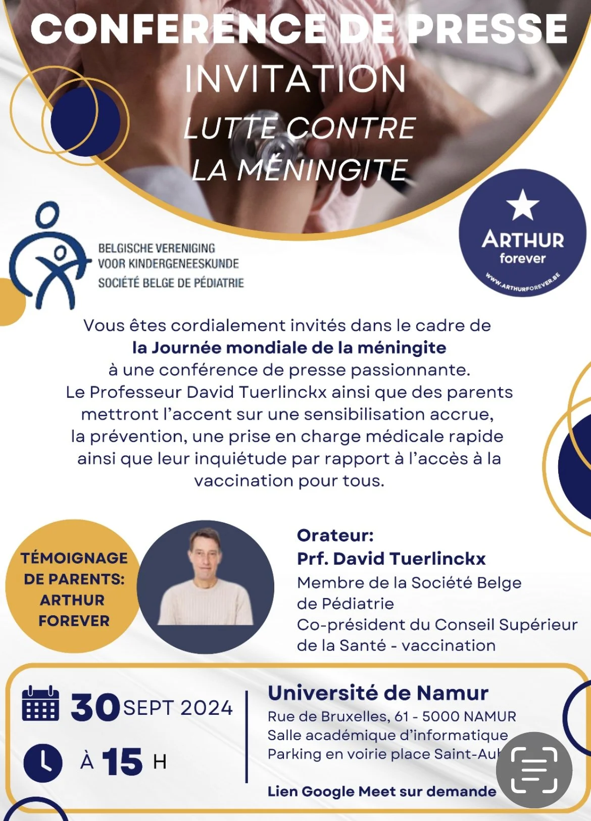 ARTHUR forever à L'Université de Namur