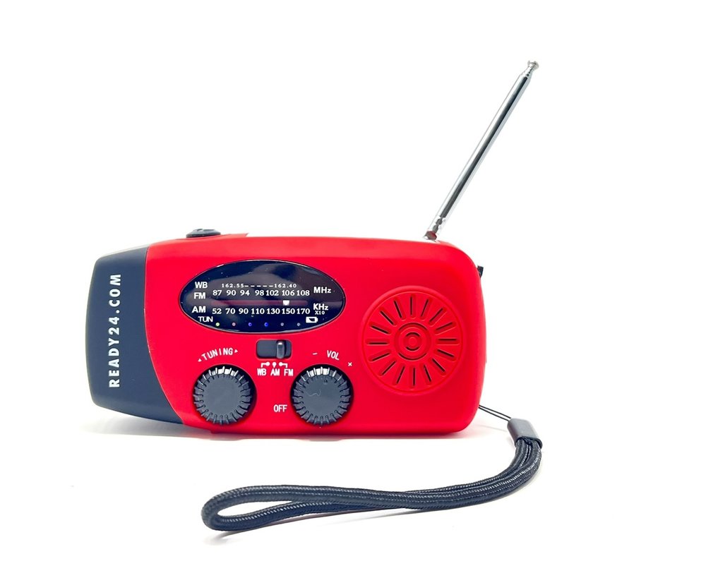 Solar Radio Kurbelradio FM AM Radio Notfall LED Lampe Mit Handyladefunktion DHL