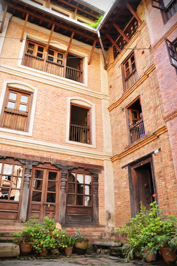 front facade of Yatachhen house
