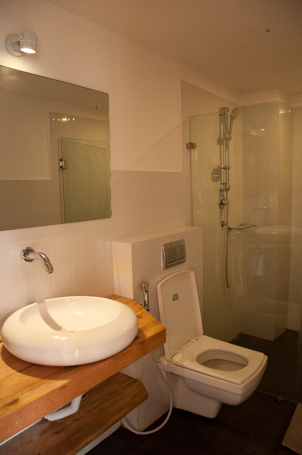Each bedroom has its own private bathroom with hot water facility.