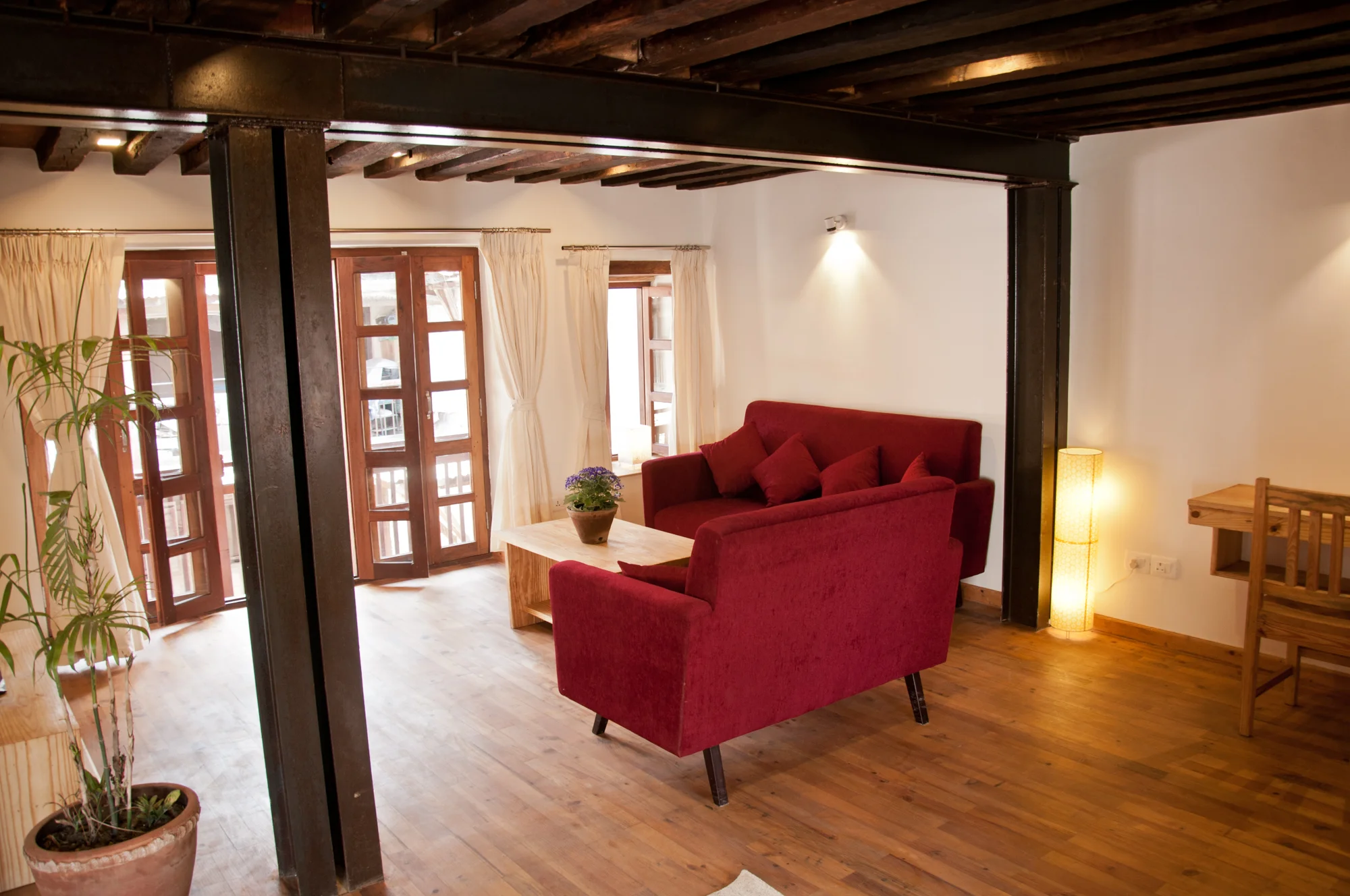 Very bright living room