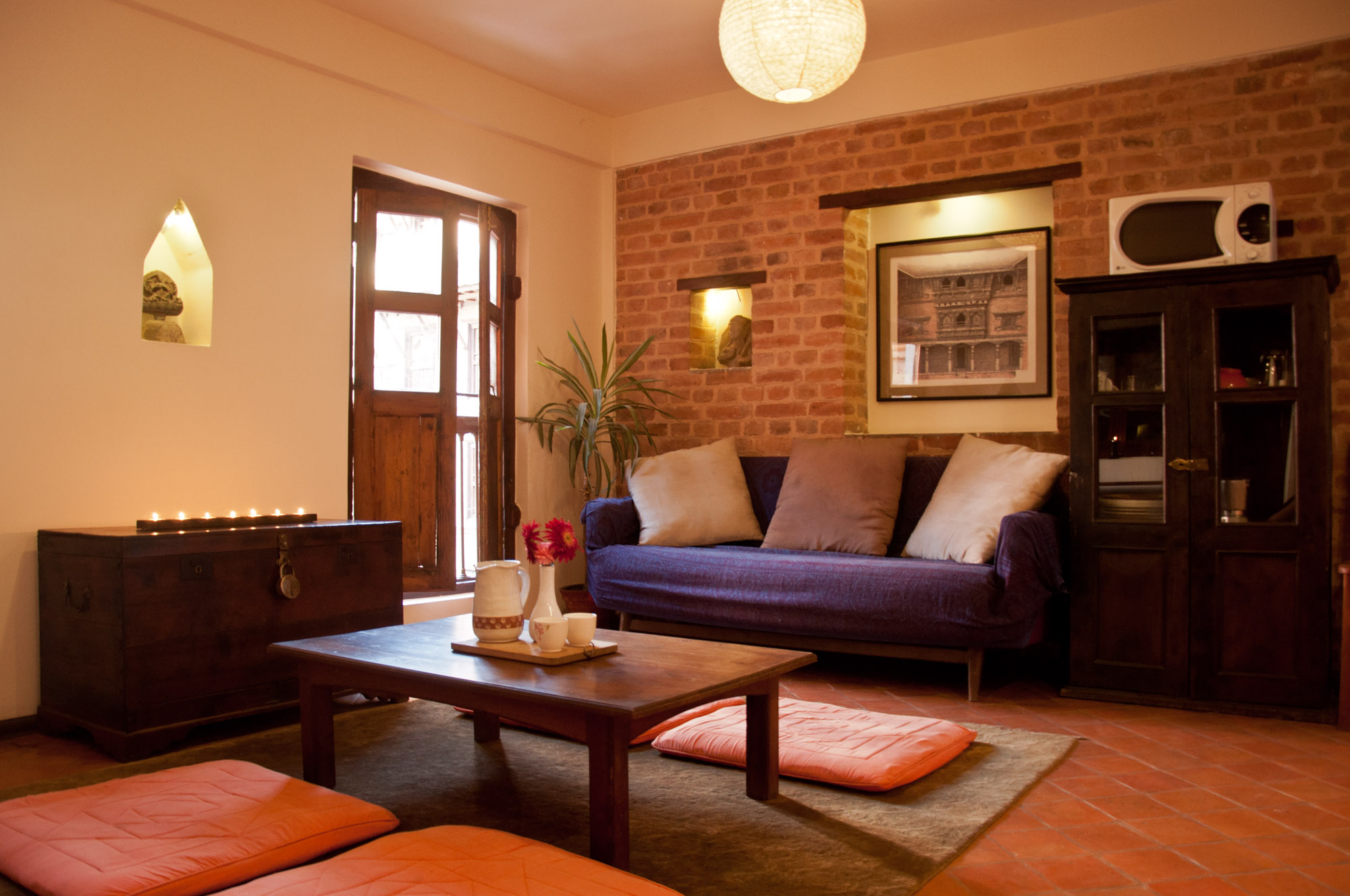 common kitchen plus living room