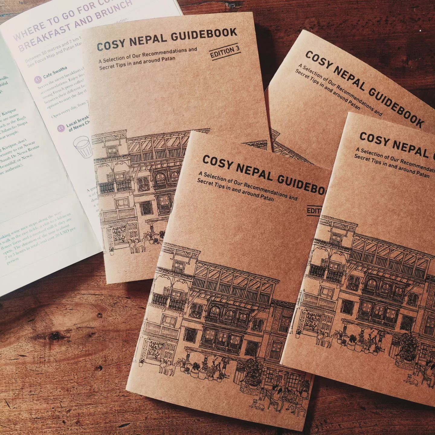 When you book at Cosy Nepal, we reserve you an exclusive gift.... Crafted with love and dedication, our 100% independent Patan GuideBook is packed with insider tips and top recommendations. Our only concern is that you have the best time in Patan ❤️❤
