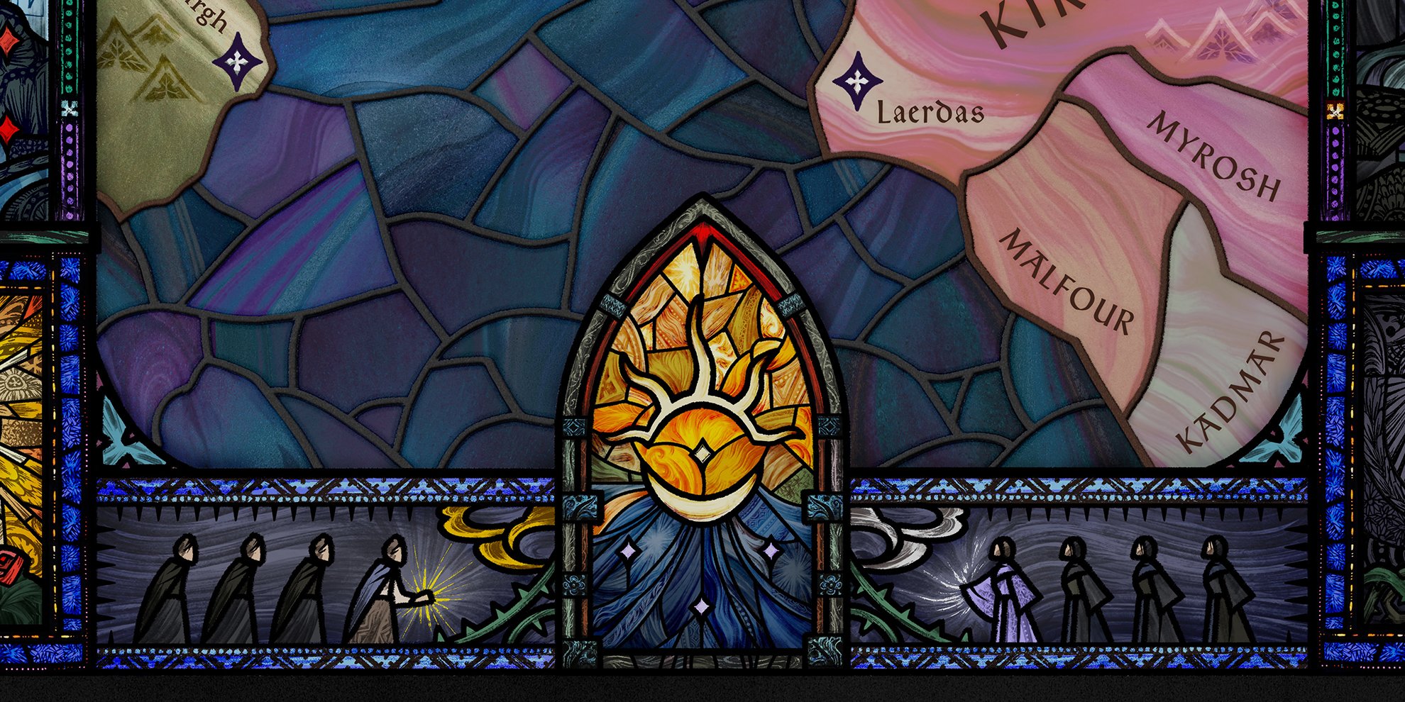 The Foxglove King Map — Charis Loke Illustration