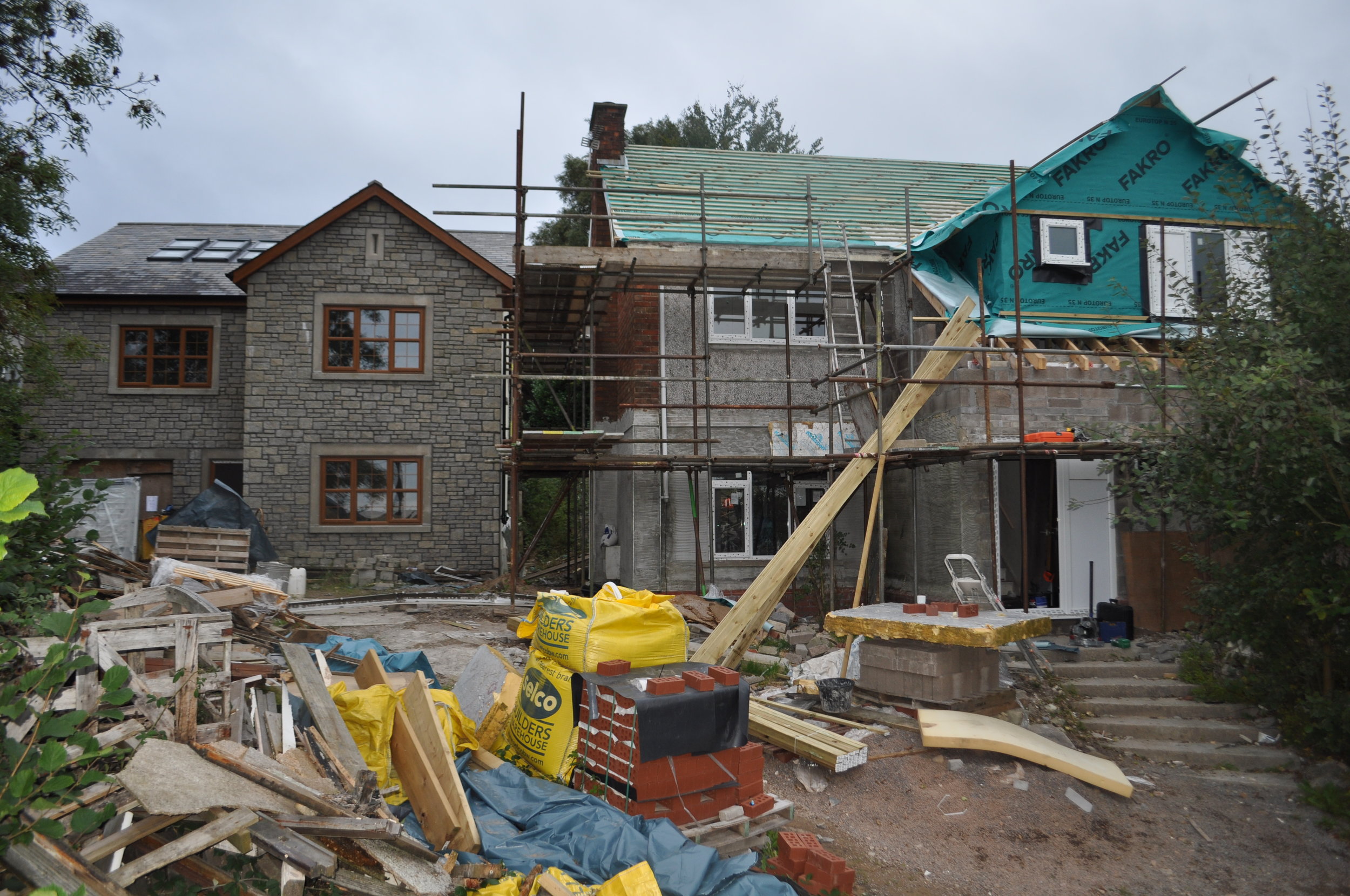 Redesign of original house and construction of new build adjacent